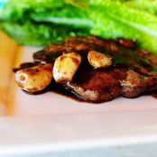 Garlic, Balsamic and Red Wine Pork Chops