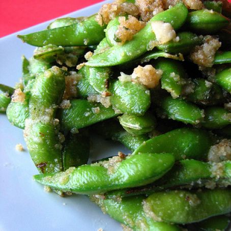 Garlic Parmesan Edamame