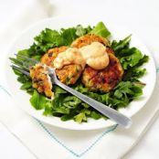 Salmon Cakes with Spicy Dressing