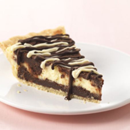 Cream Cheese Brownie Pie