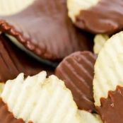 Dark Chocolate Sweet Potato Chips