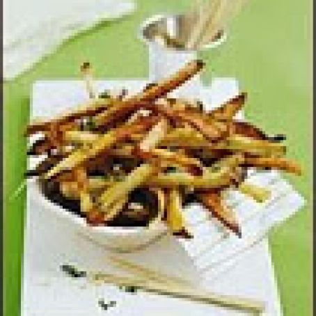 Oven Fries with Garlic and Parsley