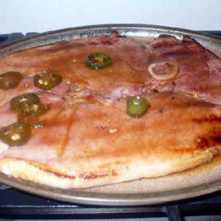 TRIPLE SEC GRILLED HAM STEAK