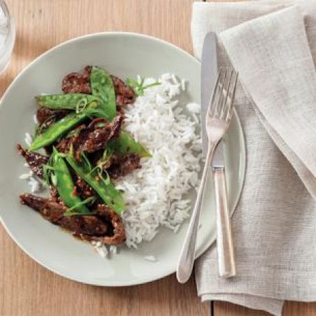 Beef with Snow Peas