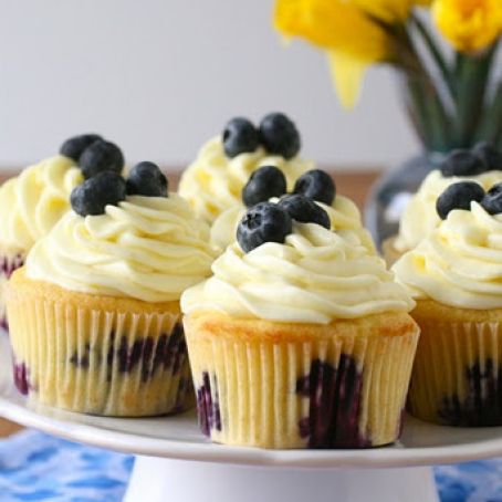 Lemon Blueberry Cupcakes