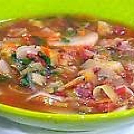 BLT and P (Bacon, Leek, Tomato and Potato) Soup