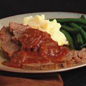 Brisket in Onion Gravy Recipe Slow-Cooked
