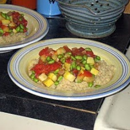 Egyptian Edamame Stew