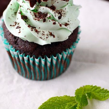 Chocolate Mint Cupcakes
