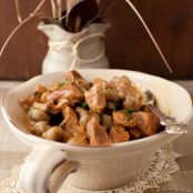 VEAL-Dilled Veal Stew with Mushrooms