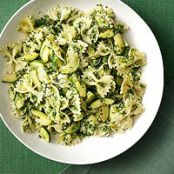 Bow Ties with Zucchini & Hot Chili Pepper Pesto