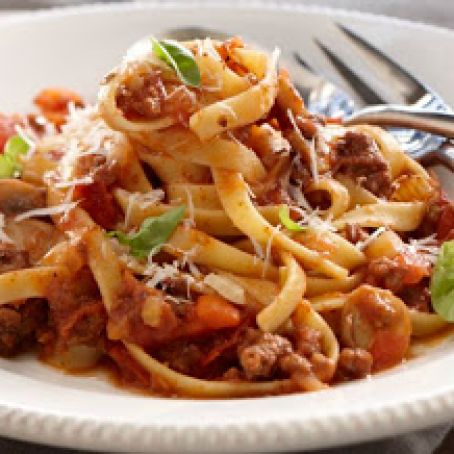 Curtis Stone’s Fettuccine Bolognese