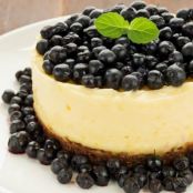 Fast No-Bake Lemon Blueberry Cheesecake