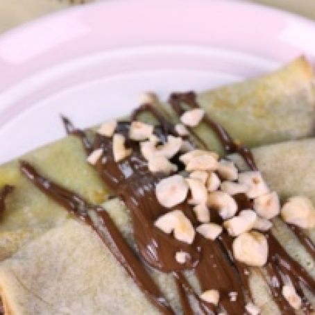 Chocolate Hazelnut Ricotta Crepes