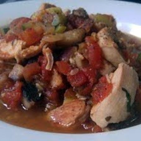 Chicken and Creamy Ragu Garlic Sauce