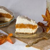 No Bake Triple Layer Pumpkin Pie