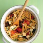 Penne with Two Tomatoes and Mozzarella