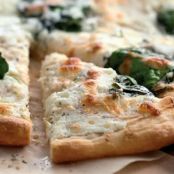 Spinach White Pizza
