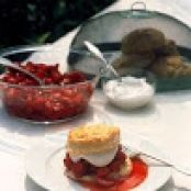 Strawberry Shortcake with Vanilla Whipped Cream