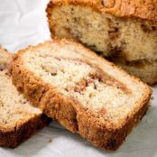 Cinnamon Swirl Banana Bread, GF