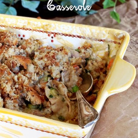 Stuffing and Chicken Casserole