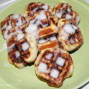 Cinnamon Roll Waffles