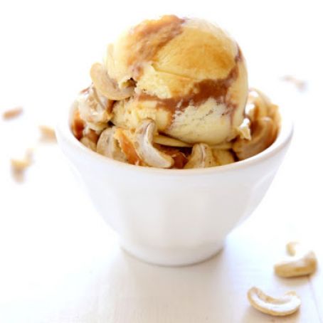 Caramel Cashew Ice Cream