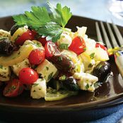 Tomato, Feta, and Preserved Lemon Salad