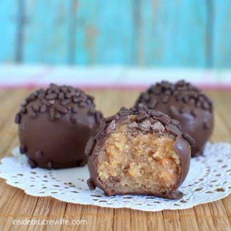 Butterfinger cookie Dough Truffles