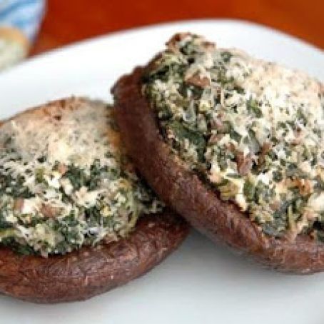 Goat Cheese Stuffed Portobello Mushrooms