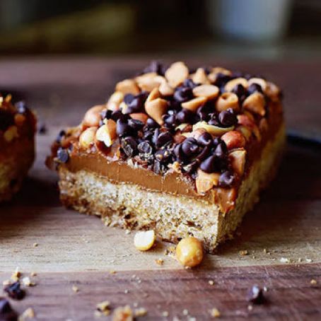 Chocolate Butterscotch Caramel Bars