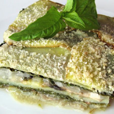 Mushroom Basil Au Gratin