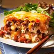 Make-Ahead Chili & Cheese Lasagna