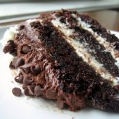 Chocolate Layer Cake with Cream Cheese