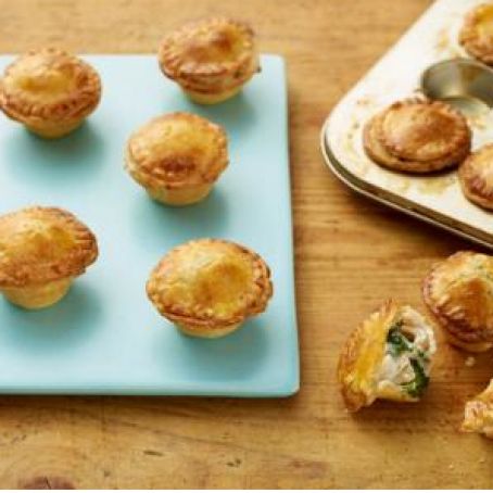 Mini Chicken Broccoli Pot Pies