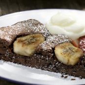 Banana Brownie Skillet