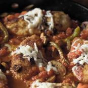 BRAISED CHICKEN WITH FIRE-ROASTED TOMATOES {american profile}