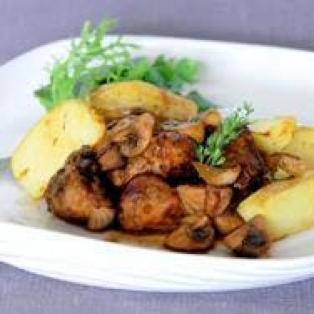 Hotchpot of Pork Medallions with Rodenbach Beer