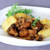 Hotchpot of Pork Medallions with Rodenbach Beer