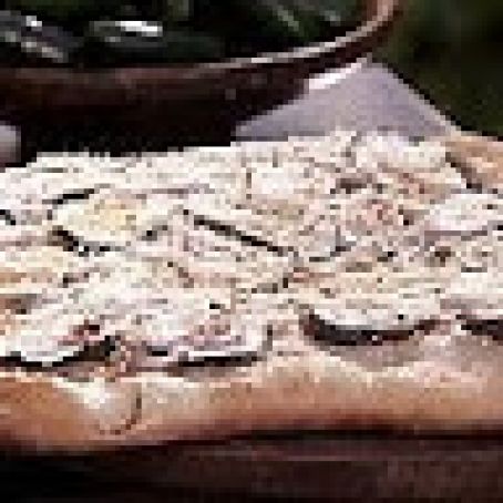 Grilled Savory Zucchini Flat Bread