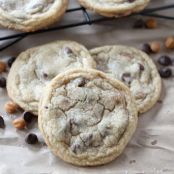 Salted Caramel Chocolate Chip Cookies