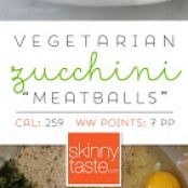 Zucchini Meatballs