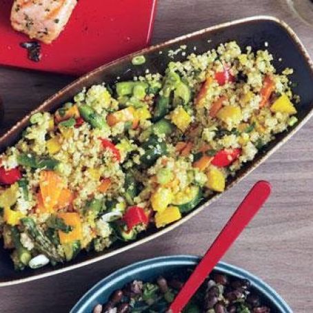 Spring Vegetable and Quinoa Pilaf