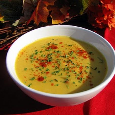 Butternut Squash and Red Pepper Soup