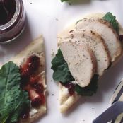 Panera Turkey-Cranberry Flatbread Sandwich