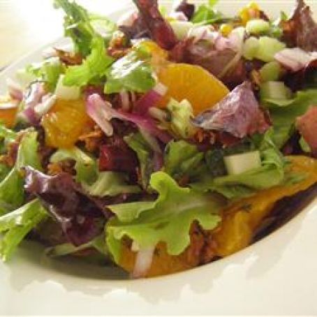 Mandarin Orange & Almond Salad