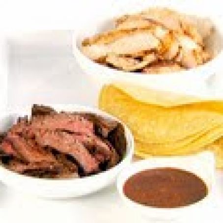 Chicken and Steak Fajitas