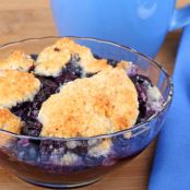 Indulgent Blueberry Cobbler