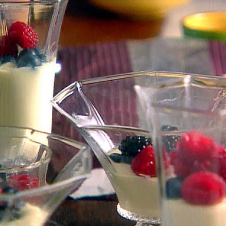 Panna Cotta with Fresh Berries