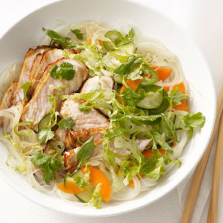 COLD ASIAN NOODLES WITH PORK